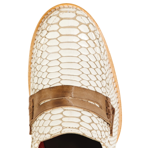 FreeBird Monalisa White Snake Slides Size 8 - Picture 4 of 16